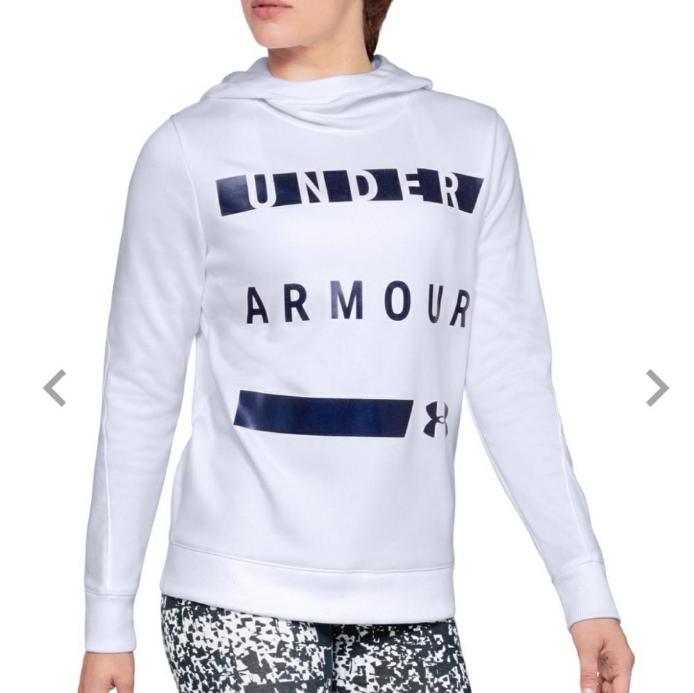 UNDER ARMOUR FLEECE HOODIE WOMEN'S SWEATER SIZE M - Picture 8 of 11